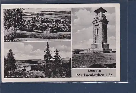 AK Markneukirchen i. Sa. 3.Ansichten Aussichtsturm 1951