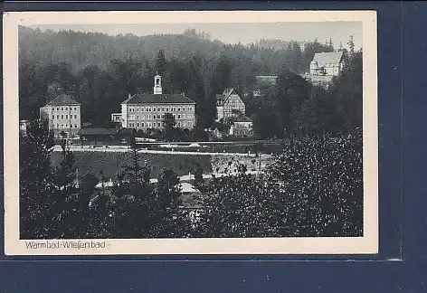 AK Warmbad Wiesenbad Kurhotel und Kurhaus 1924