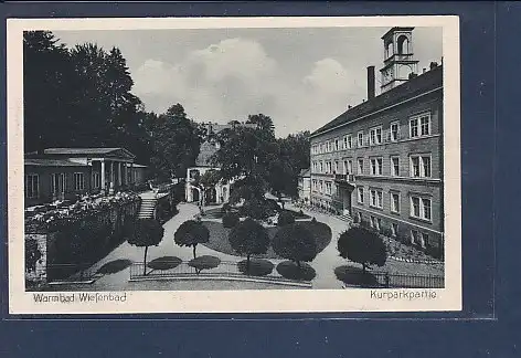 AK Warmbad Wiesenbad Kurhotel und Kurhaus 1924