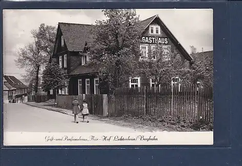 AK Gast und Pensionshaus Thür.-Hof Lichtenhain 1970