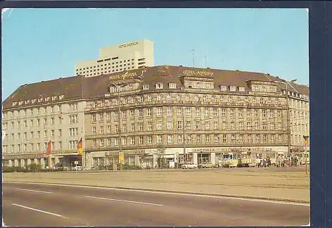 AK Messestadt Leipzig Hotel Astoria 1985