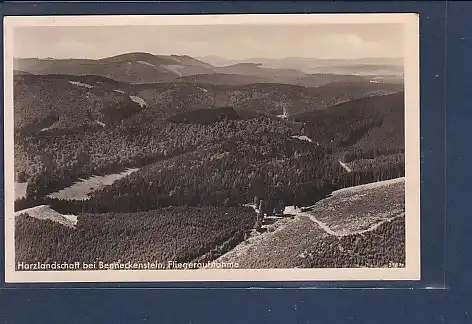 AK Harzlandschaft bei Benneckenstein Fliegeraufnahme 1934