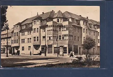 AK Halberstadt Ecke Rudolf Breitscheid und Friedenstraße 1958