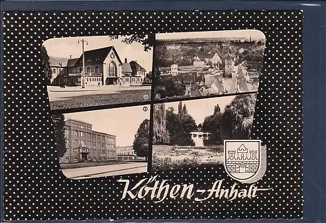 AK Köthen - Anhalt 4.Ansichten Bahnhof 1962