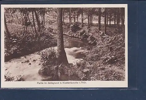 AK Partie im Zeitzgrund b. Klosterlausnitz i. Thür. 1930