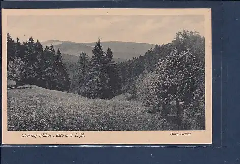 AK Oberhof i. Thür. Ohra Grund 1930