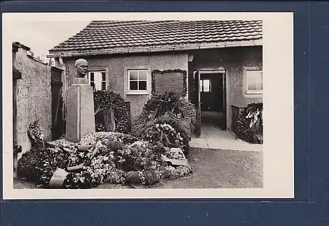 AK Ehemaliges KZ Buchenwald bei Weimar Eingang zum Krematorium 1958
