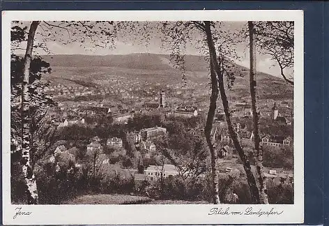 AK Jena Blick vom Landgrafen 1950