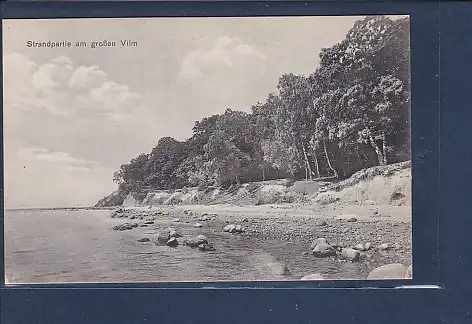 AK Strandpartie am großen Vilm 1920