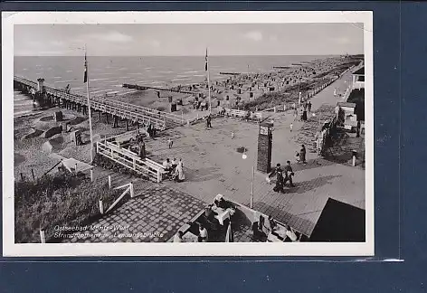 AK Ostseebad Müritz West Strandpromenade Landungsbrücke 1940