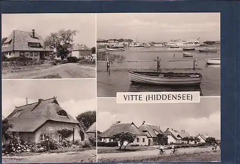 AK Vitte ( Hiddensee) 4.Ansichten Blaue Scheune - Hafen 1981