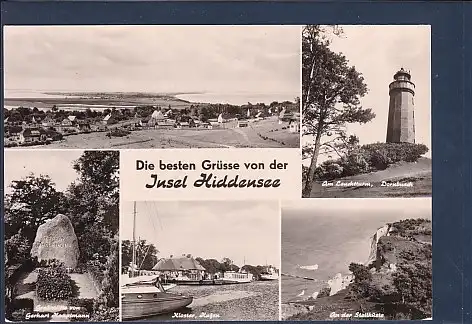 AK Die besten Grüsse von der Insel Hiddensee 5.Ansichten 1981