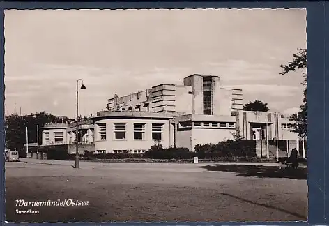 AK Warnemünde / Ostsee Strandhaus 1961