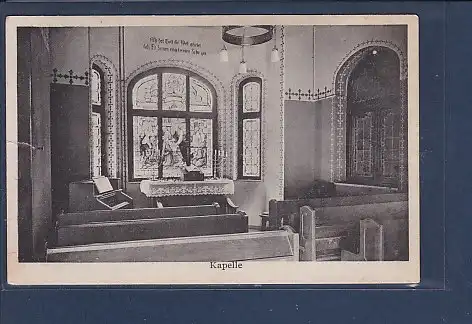 AK Johanniter Krankenhaus Gronau ( Hann.) Kapelle 1930
