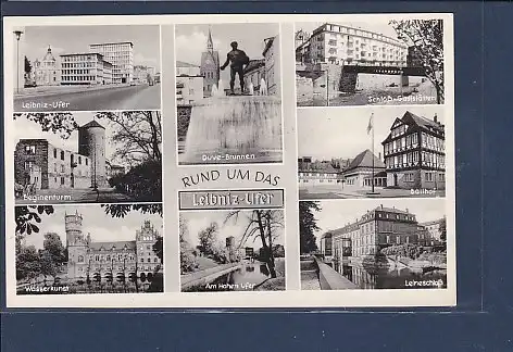 AK Rund um das Leibniz Ufer 8.Ansichten Leibniz Ufer 1960