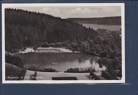 AK Braunlage im Harz Kurgarten 1933