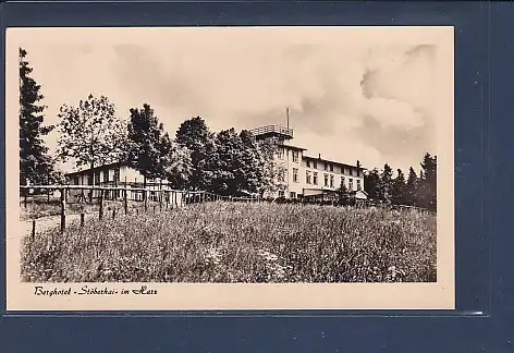 AK Berghotel Stöberhai im Harz 1953