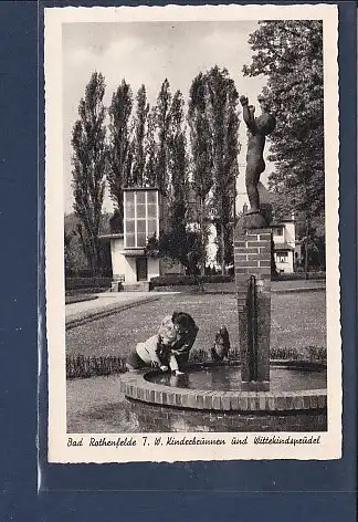 AK Bad Rothenfelde Kinderbrunnen und Wittekindsprudel 1960