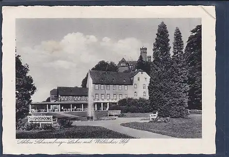 AK Schloss Schaumburg Lahn mit Waldecker Hof 1936