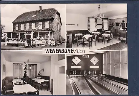 AK Vienenburg / Harz 4.Ansichten Hotel Hess Kegelbahn 1960