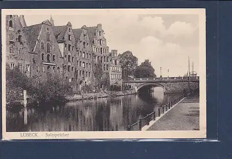 AK Lübeck Salzspeicher 1934