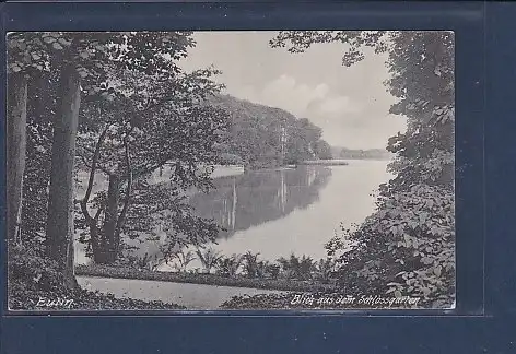 AK Eutin Blick aus dem Schlossgarten 1916