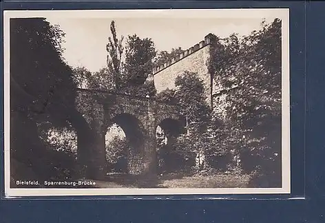 AK Bielefeld Sparrenburg Brücke 1931