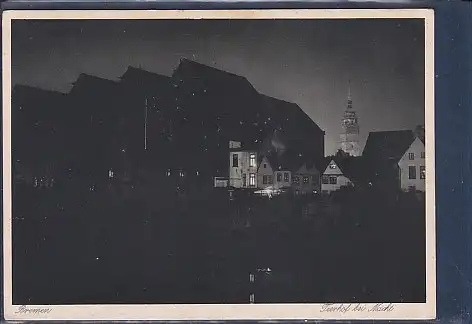 AK Bremen Teerhof bei Nacht 1950
