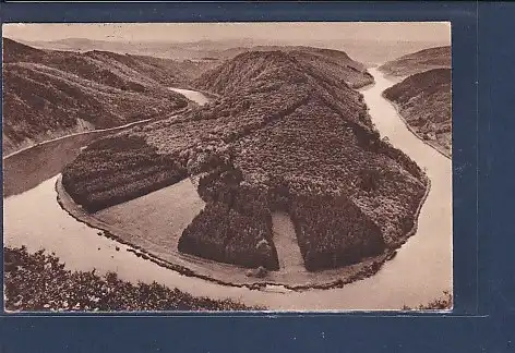 AK Große Saarschleife bei Mettlach 1934