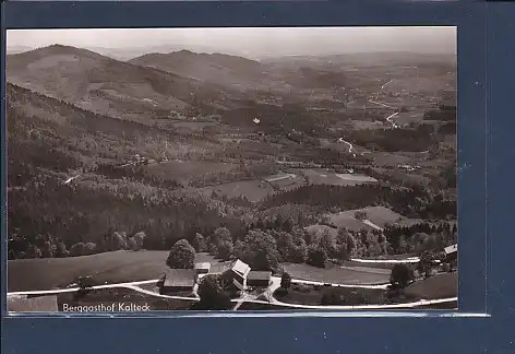 AK Bergasthof Kalteck Bernried Luftbild 1950