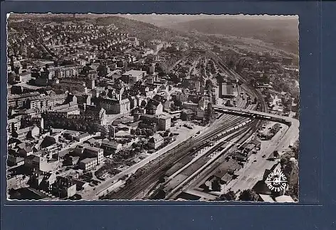 AK Pforzheim Nordstadt mit Wartberg Luftbild 1960