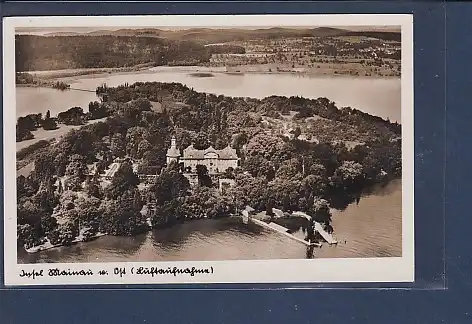 AK Insel Mainau v. Ost Luftaufnahme 1940