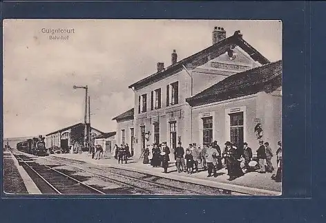 AK Guignicourt Bahnhof 1915