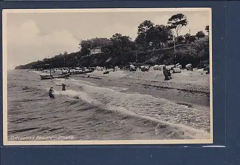 AK Ostseebad Rewahl - Strand 1940