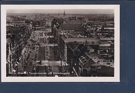 AK Berlin Blick auf Tauentzienstraße und Wittenbergplatz 1940
