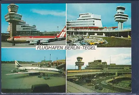 AK Flughafen Berlin Tegel 4.Ansichten 1970