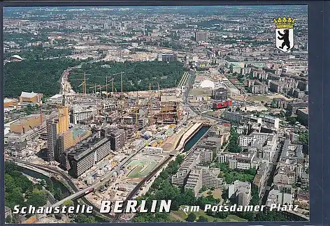AK Schaustelle Berlin am Potsdamer Platz 1999