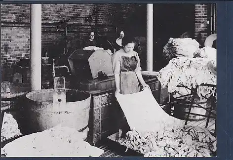 AK Arbeit in der Wäscherei um 1864 St. Hedwig Kliniken 1990