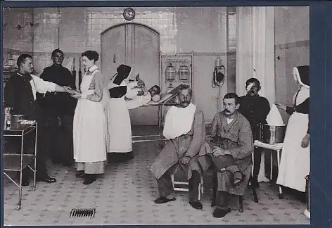 AK Verbandsraum septischer OP um 1918 St. Hedwig Kliniken 1990