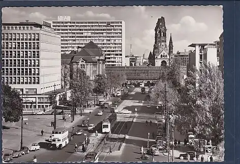 AK Berlin Charlottenburg Hardenbergstr. u. Bhf. Zoo 1960