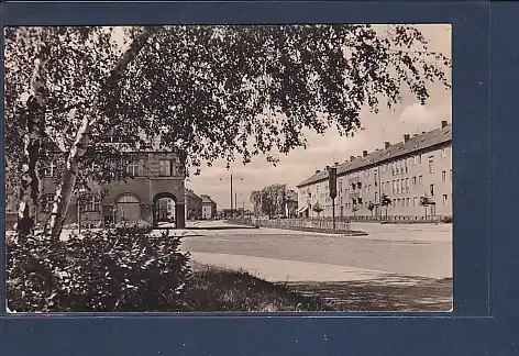 AK Guben Blick in die Karl Marx Straße 1964
