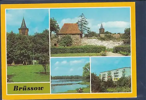 AK Brüssow ( Kr. Pasewalk) 4.Ansichten Neubaublock 1983