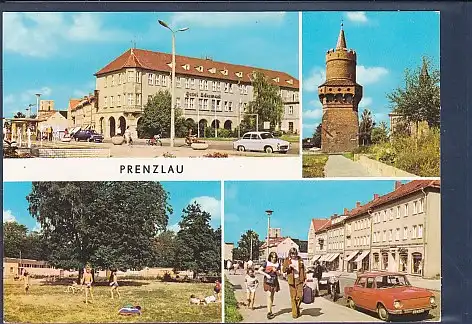 AK Prenzlau 4.Ansichten Hotel Uckermark - Mitteltorturm 1978