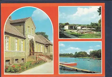 AK Fürstenwerder Ferienheim Fibigershof 3.Ansichten 1987