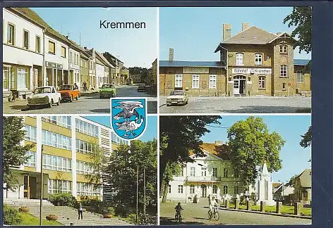 AK Kremmen  4.Ansichten Bahnhof - Goethe Oberschule 1990