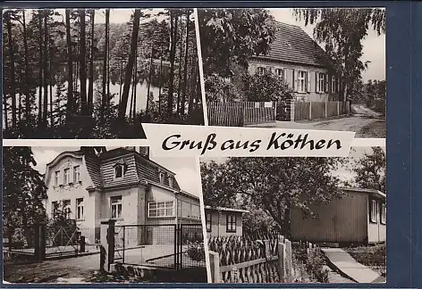 AK Gruß aus Köthen 4.Ansichten 1968