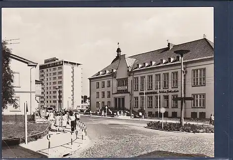 AK Ostseestadt Saßnitz Rügen Hotel und Seemannsheim John Schehr 1971