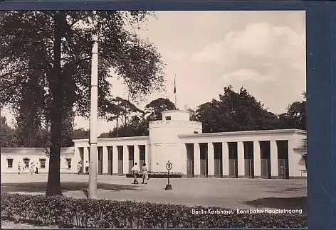 AK Berlin Karlshorst Rennbahn Haupteingang 1965