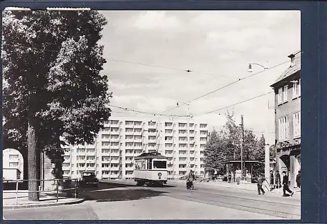 AK Nordhausen Rautenstraße und Wohnscheibe I 1973