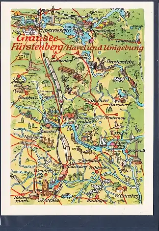 AK Gransee - Fürstenberg / Havel und Umgebung 1982